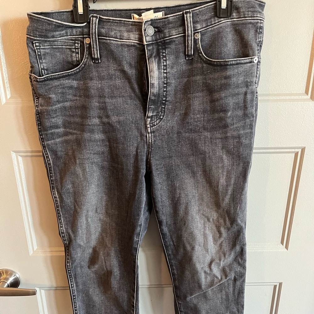 Madewell Gray Wash High Rise Skinny Crop Jeans Size 31